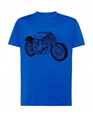 T-Shirt koszulka fajny nadruk motor r.XXL