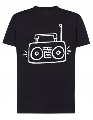 T-Shirt koszulka fajny nadruk Radio r.L