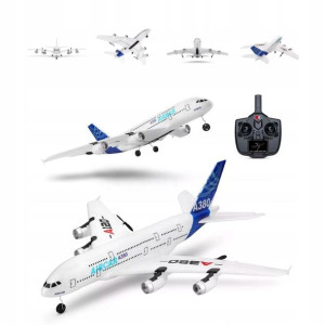 Samolot Airbus A380 Zdlanie Sterowany Wltoys 360°