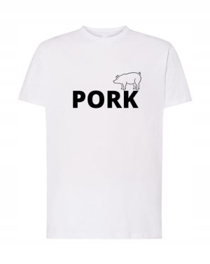 T-Shirt koszulka męski nadruk Pork Pig Rozm.3XL