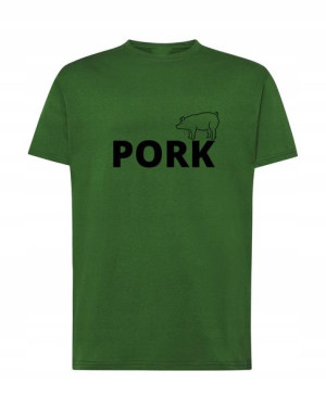 T-Shirt koszulka męski nadruk Pork Pig Rozm.5XL