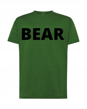 T-Shirt Koszulka modny nadruk Bear Rozm.L