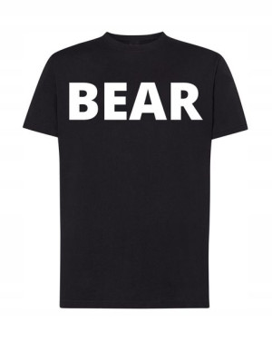 T-Shirt Koszulka modny nadruk Bear Rozm.XXL