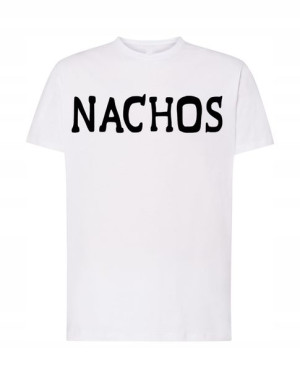T-Shirt Koszulka modny nadruk Nachos Rozm.M