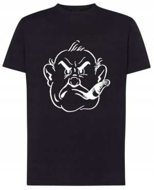 T-Shirt koszulka nadruk Angry guy Rozm.5XL