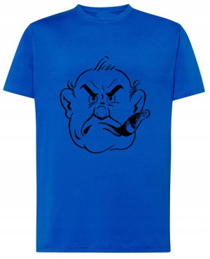 T-Shirt koszulka nadruk Angry guy Rozm.XXL