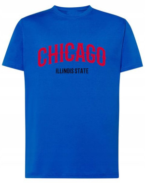 T-Shirt koszulka nadruk CHICAGO Rozm.XL