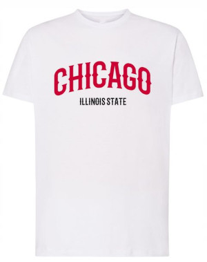 T-Shirt koszulka nadruk CHICAGO Rozm.XL