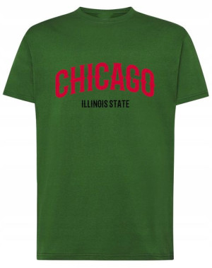 T-Shirt koszulka nadruk CHICAGO Rozm.XXL
