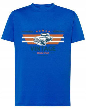 T-Shirt koszulka nadruk ciężarówka vintage r.M