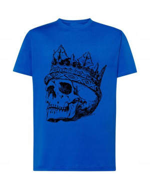 T-Shirt koszulka nadruk czaszka korona r.3XL
