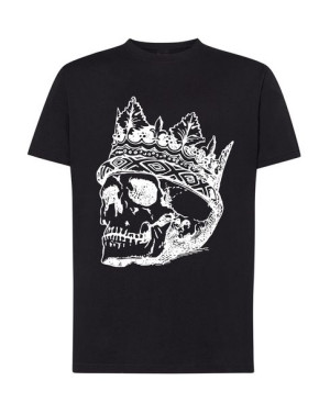 T-Shirt koszulka nadruk czaszka korona r.3XL