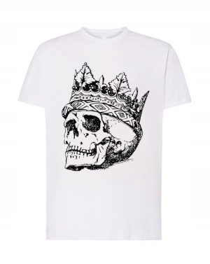 T-Shirt koszulka nadruk czaszka korona r.M