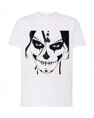 T-Shirt koszulka nadruk Dia De Los Muertos r.XS