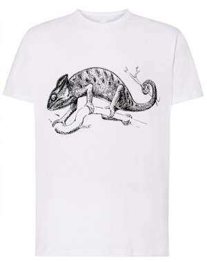 T-Shirt koszulka nadruk duży KAMELEON r. 5XL