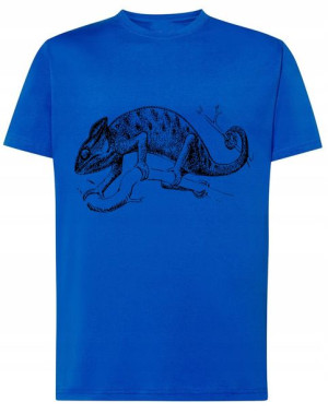 T-Shirt koszulka nadruk duży KAMELEON r. 5XL