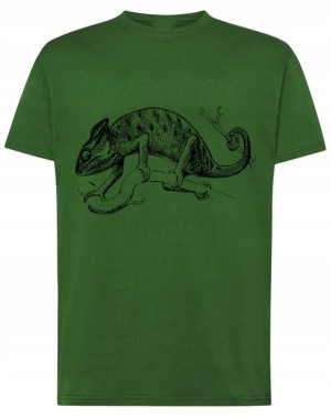 T-Shirt koszulka nadruk duży KAMELEON r. 5XL