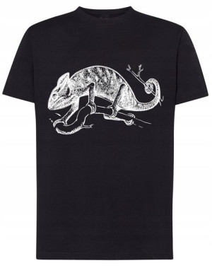 T-Shirt koszulka nadruk duży KAMELEON r. XXL