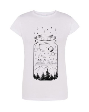 T-Shirt koszulka nadruk góry słoik r.S