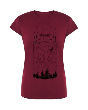 T-Shirt koszulka nadruk góry słoik r.XXL