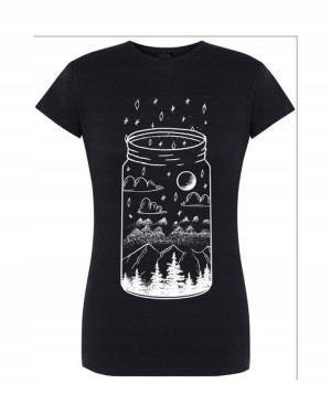 T-Shirt koszulka nadruk góry słoik r.XXL