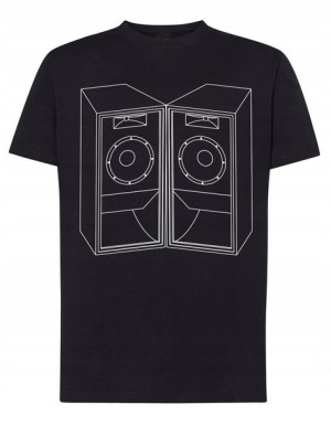 T-Shirt koszulka nadruk głośniki kolumny r.L