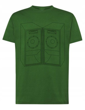 T-Shirt koszulka nadruk głośniki kolumny r.XS