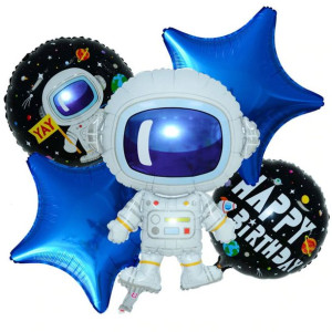 Zestaw Balonów Balony Kosmos Astronauta