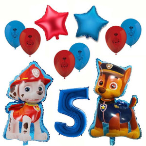 Zestaw Balonów Balony Na 5 Urodziny Chase Marshall