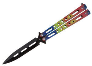 Nóż Motylkowy Treningowy Balisong Cs:go Motylek