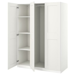 IKEA PAX GRIMO Kombinacja szafy biały 150x60x201 cm