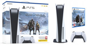 Konsola Sony PlayStation 5 PS5 BLU-RAY + DualSense + God of War Ragnarok