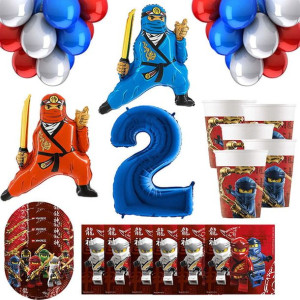 Zestaw Balony Na 2 Urodziny 2 Latka Ninja Go