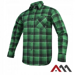 Koszula flanelowa zielona 45
