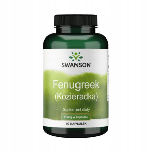 Swanson Fenugreek Nasiona Kozieradki 610mg 90 kaps