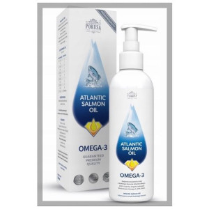 Atlantic Salmon Oil - olej z łososia 300ml. Pies, kot. Pokusa