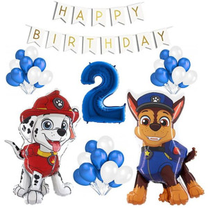 Zestaw Balony Na 2 Urodziny Chase Marshall