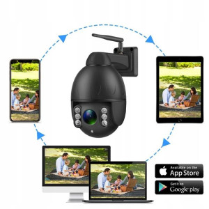 8MPX 4K KAMERA OBROTOWA WIFI PTZ Auto Tracking