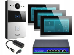 Akuvox zestaw jednorodzinny 3 monitory C313