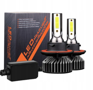 Mini Żarówki Led H13 Cob 20000lm Canbus 100w Mocne