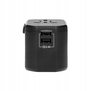 Orno Adapter Podróżny 100-240v 8a 2xusb 5v 2,4a