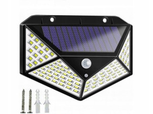 Solarna Lampa Led Halogen Czujnik Ruchu 100 Led