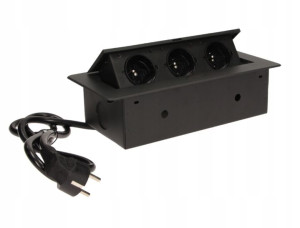 Orno Gniazda Meblowe 3x2p+z Pł 1,5m On-ae-1337/b