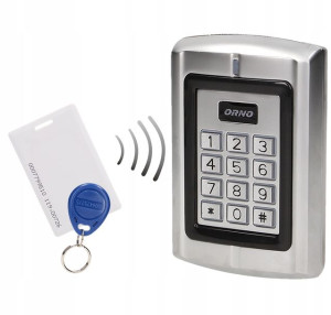 Orno Zamek Szyfrowy Z Czytnikiem Ip44 On-zs-802