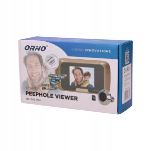 Orno Elektroniczny Wizjer Do Drzwi Nagrywający 2.8