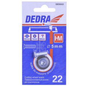 Dedra Kółko Tnące Do Maszynek Ręcznych Do Glazury 22/6mm Ze Śrubą 5mm