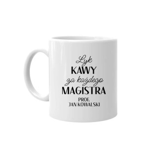 Łyk kawy za każdego magistra - na prezent dla promotora