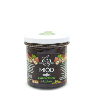 Miód suflet z orzechami i kakao 350G