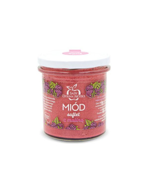 Miód suflet z maliną 350g