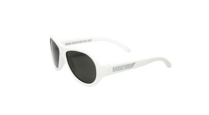 Okulary przeciwsłoneczne Babiators Aviator Whicked White  3-7 lat